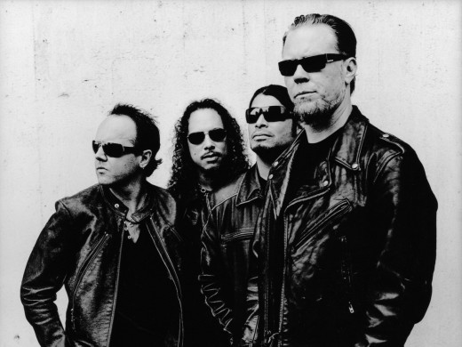 Current band: Lars Ulrich, Kirk Hemmett, Robert Trujillo, James Hetfield