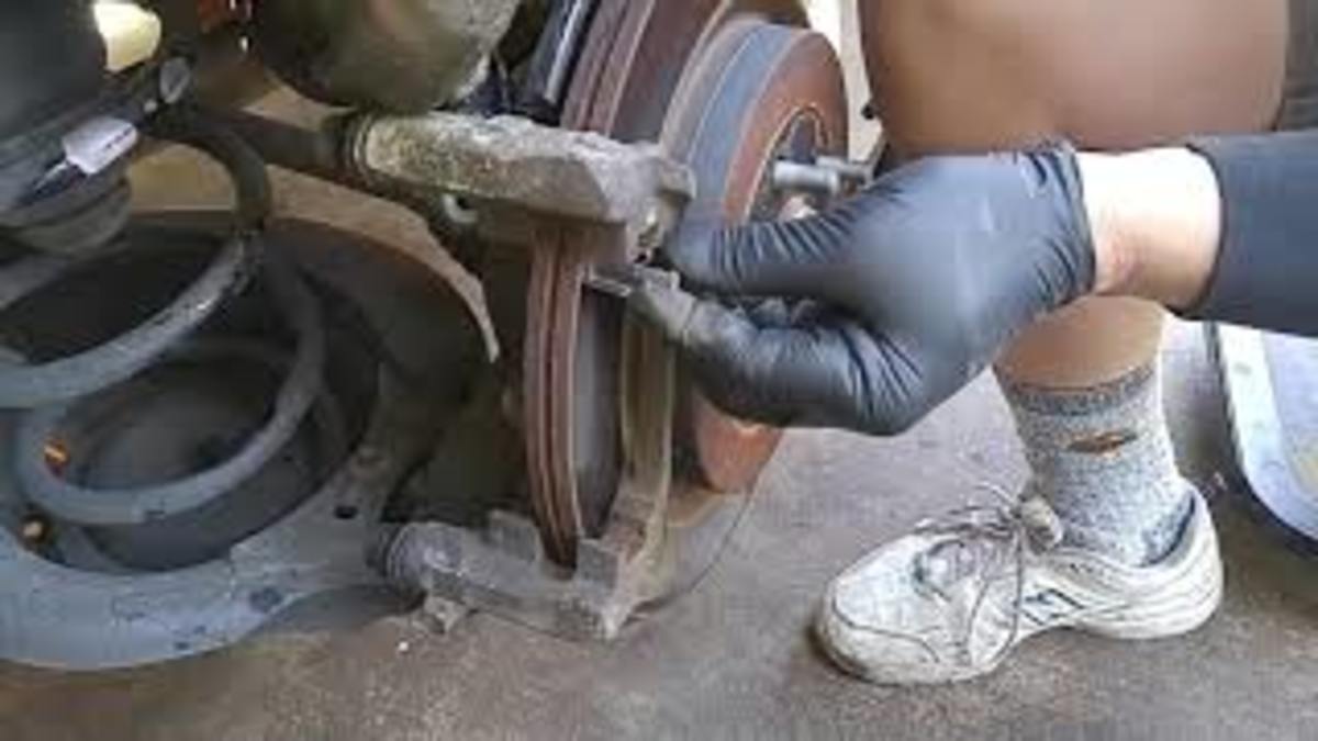 Replacing Rear Brake Pads on a Lexus RX350 That Has