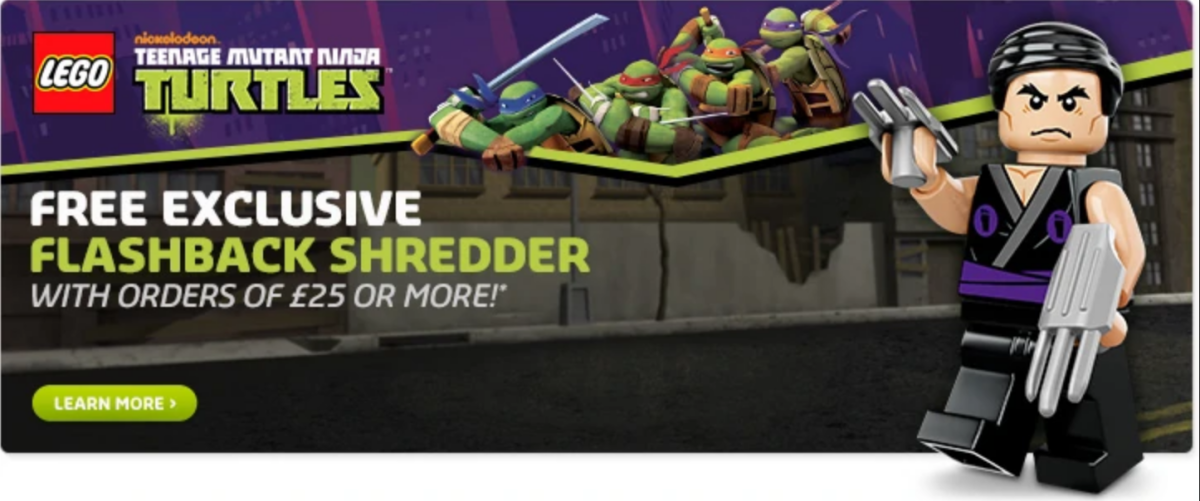 LEGO Flashback Shredder Promo