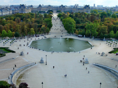 The Tuileries Garden in Paris