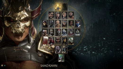 The character select in Mortal Kombat 11 gets bigger than this though not by much.