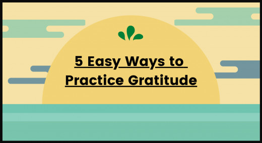 Practice thankfulness