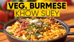 Burmese Khow Suey Recipe (Indianized version) 