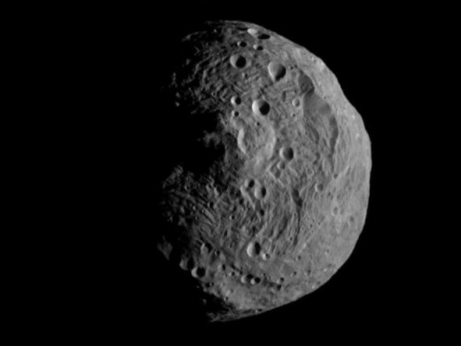 Vesta is only half the size of Ceres
