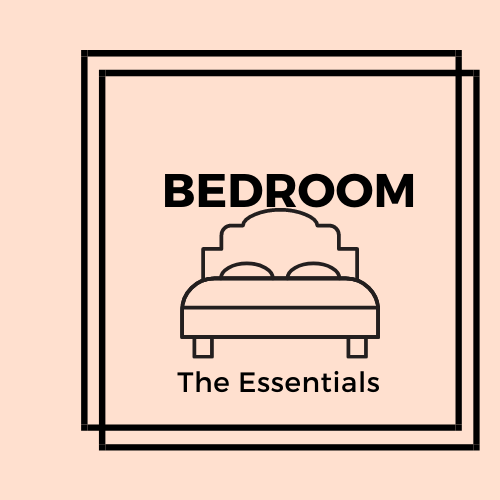 The essential items you need in your bedroom is pillows, sheets, blankets and duvet.