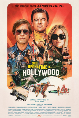 Once Upon a Time in Hollywood promotional and theatrical movie poster