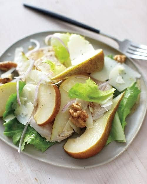 Compositions of foods, or plating, is an art form not unlike painting, and adds subtle satisfaction to an otherwise simple meal. Whether carefully jumbled or orderly, salads make for easy practice.