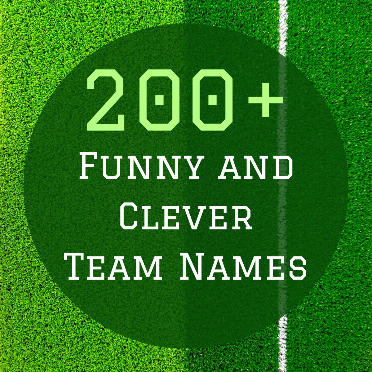 A Complete List Of Cool Funny And Clever Team Names Howtheyplay