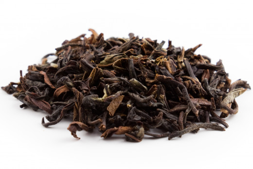 Darjeeling black tea dry leaves