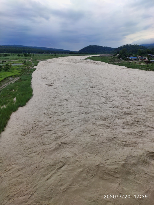 Small River in Monsoon
