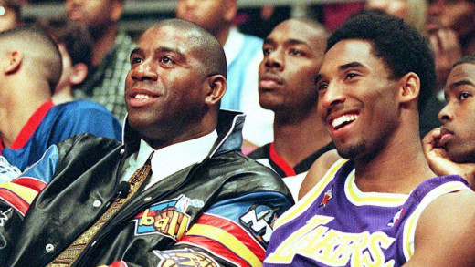Magic and Kobe are arguably the best two Lakers of all time. 