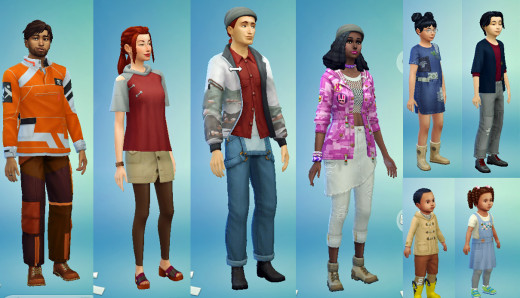 If you were hoping for more casual looking styles, or clothes patched and safety-pinned together for your poor Sims, then "Eco Lifestyle" will deliver.