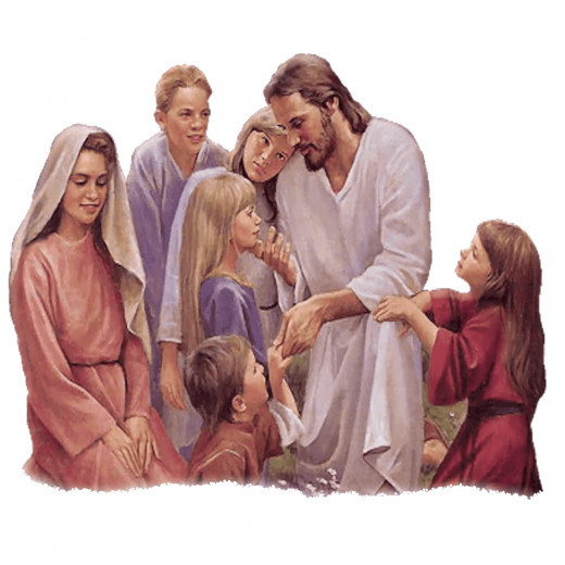 Jesus teaches the children...