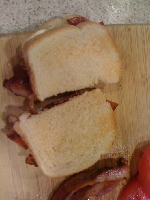 THE WORLDS GREATEST BLT SANDWICH