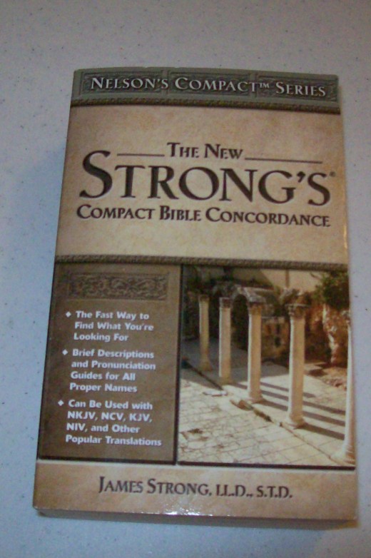 A concordance can also be found in the back of most study bibles.