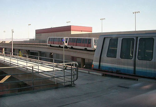 Tram at McCarran International Airport