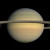 The planet Saturn taken from images from the Cassini space probe, 2008.