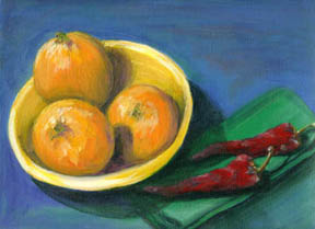 Painting by Janet Laursen