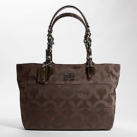 Coach Tribeca Op Art Sateen Tote $268