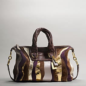 Coach Metallic Leather Large Sabrina $898