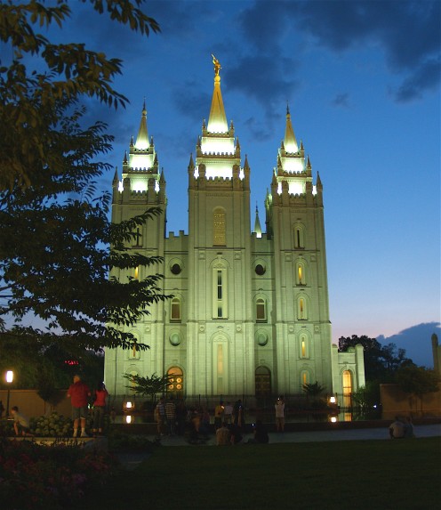 Salt Lake Temple - I shot this on a beautiful August evening this past summer.  I love photography, although an amateur.