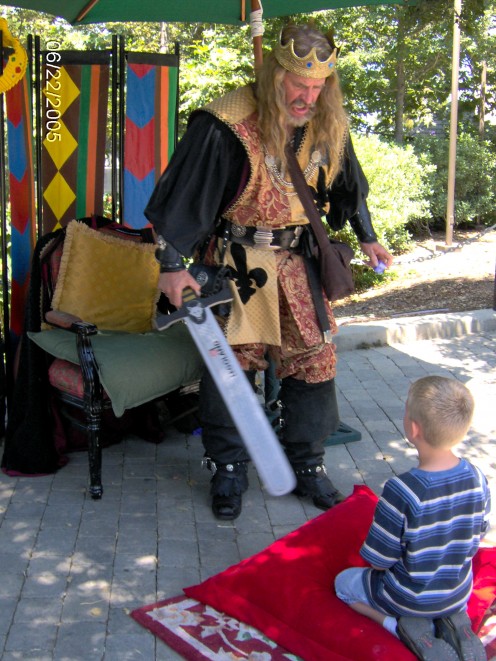 Getting knighted
