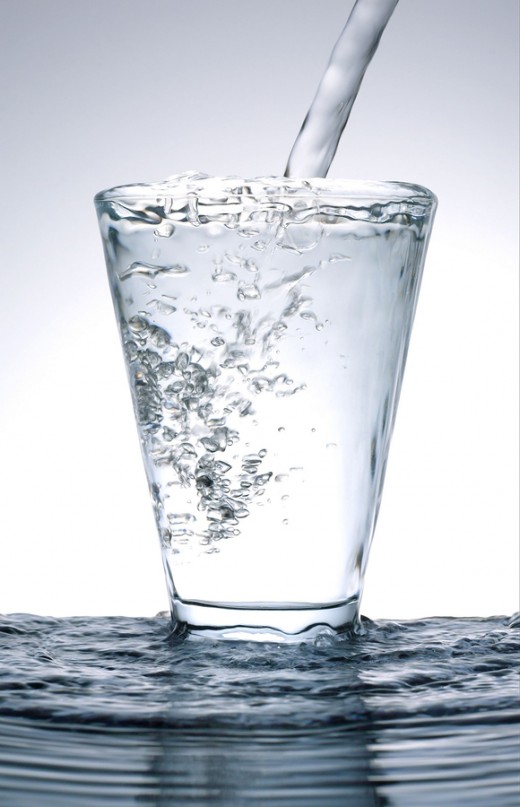 Drink a lot of water!