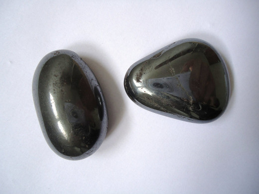 Hematite is a common grounding and protective crystal.