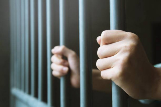 A man in prison