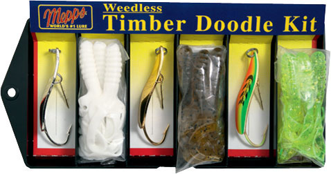 On picture is Mepps Timber Doodle Kit these lures are also weedless lures, they are extremly effective for bass and for perch.