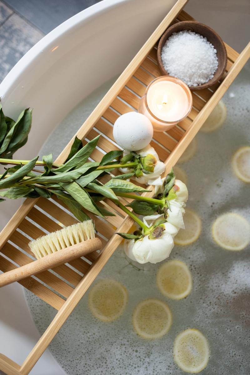 Prioritizing baths and making them more spa-like can help you to move on from unwanted feelings.