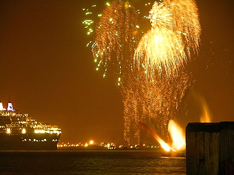 New Years Cruise and New Years Eve fireworks in the Harbor