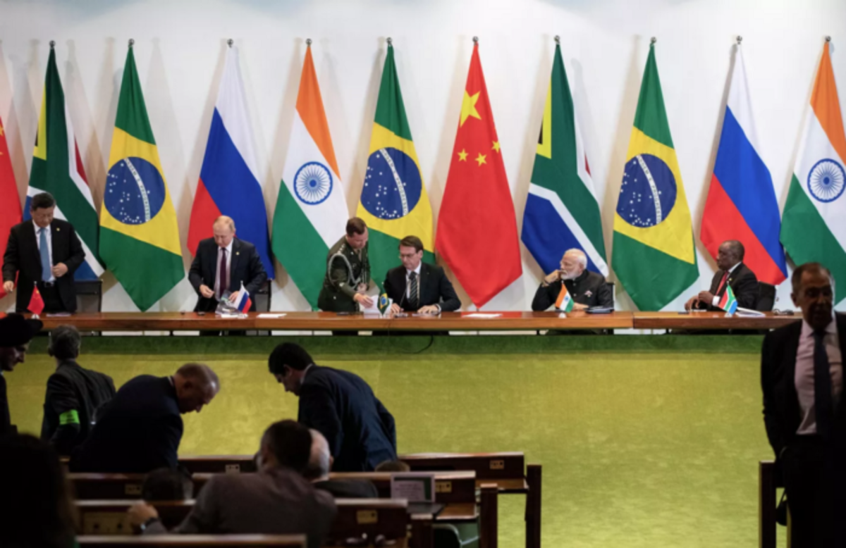 The USA faces BRICS (and mortar)
