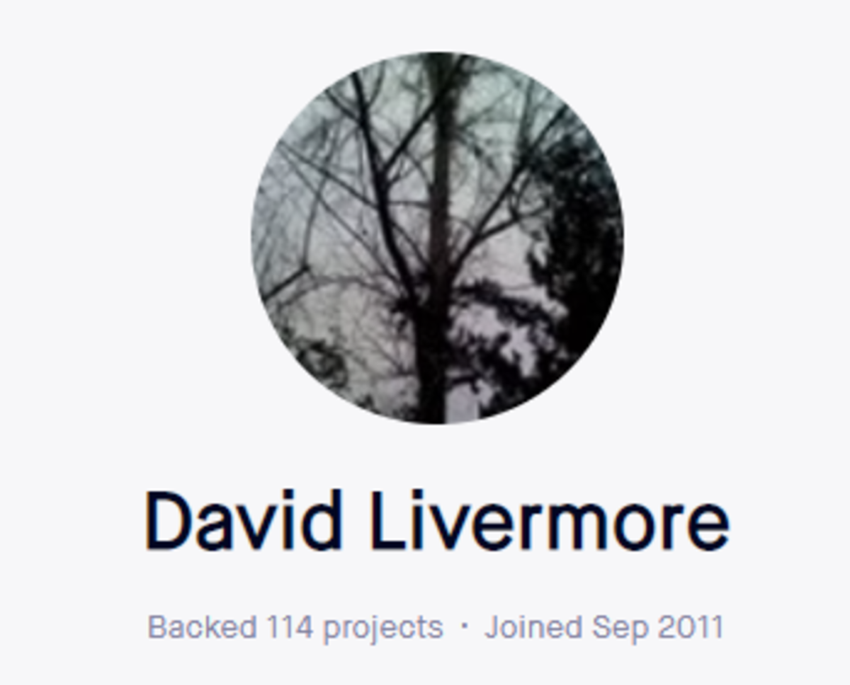 The profile of a project creator on Kickstarter should always be reviewed prior to backing any project.