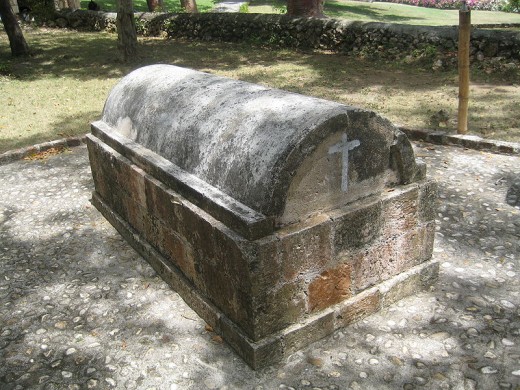 Tomb of Annie Palmer, ghost of Rose Hall, Jamaica