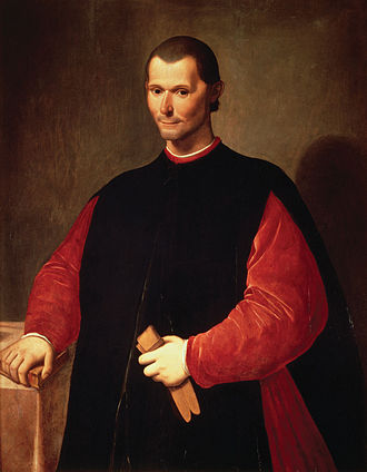 A portrait of Nicollo Machiavelli, author and philosopher