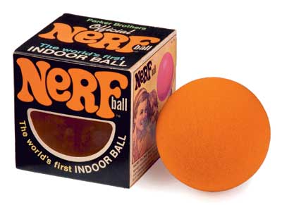 NERF Ball The worlds first indoor ball.