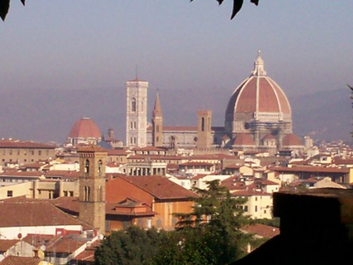 Climbing towards the Giardino