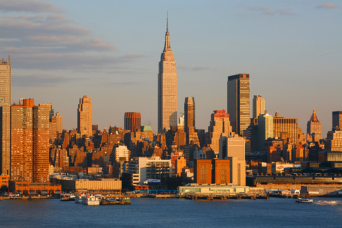 Sunset in Midtown West, New York City