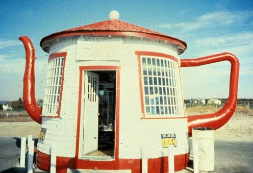 Wyoming businessman Jack Ainsworth protested the Teapot Dome Scandal by building a gas station like a teapot. Today, it is to become a historic landmark in the city of Zillah.