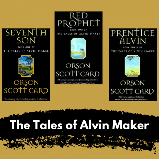 The Tales of Alvin Maker series includes six books. The first three titles are shown here.