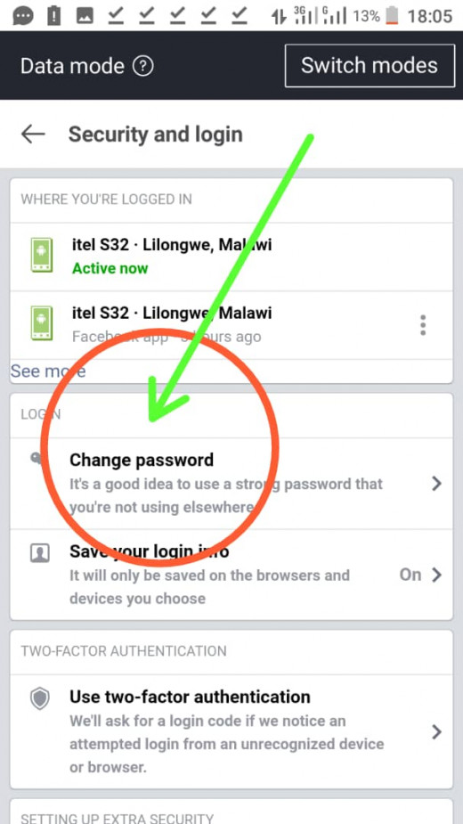 Facebook Security Settings