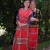 Daughter and mom wear their handwoven traditional T'boli dress in Lake Sebu, Mindanao. Daughter and mom wear their handwoven traditional T'boli dress in Lake Sebu, Mindanao.
