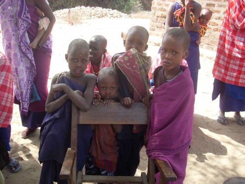 The children were very thin