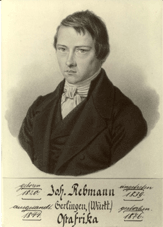Rev. Johann Rebmann - first missionary from the Church Missionary to East Africa