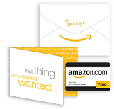 A gift card from Amazon is the perfect answer!  The recipient can shop online from the comfort of their own home