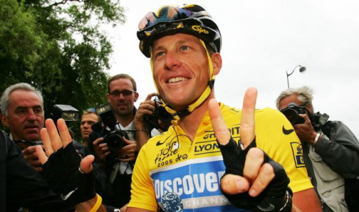 Lance kindly shows us how many Tour victories he lost due to his cheating