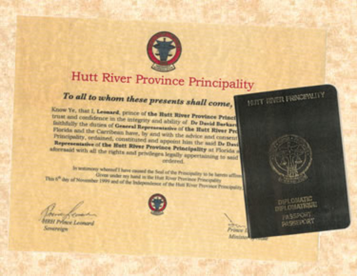 Hutt River Province Passport