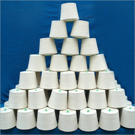 Yarn on Cones Kept for Packing.Each cone may weigh up to 1.5 Kg with a length of 1,61,280 yards or more. 