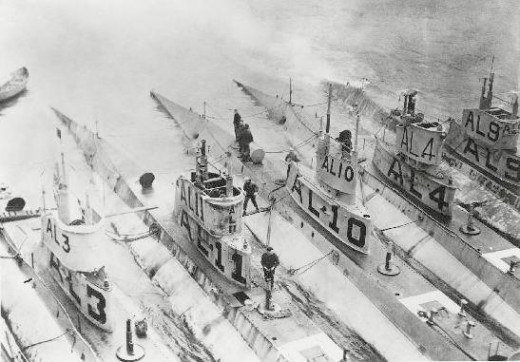 WW1 - Fire in the sea